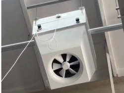 大空間熱水型暖風機